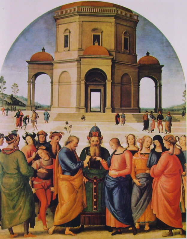 Pietro Perugino - Sposalizio della Vergine