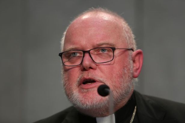 Cardinal Reinhard Marx at the Vatican Press Office on Oct. 17, 2014.