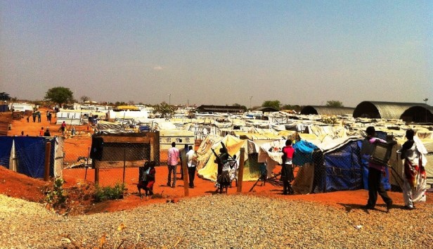 Deslocados na Base da ONU em Juba - Março 2014