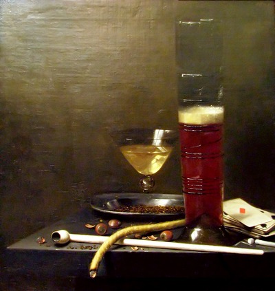 65 Jan Jansz van de Velde III Natura morta con pipa bianca e birra 1653 olio su tela cm 43,3 x 40,5 Ashmolean Museo di Arte e Archeologia Università di Oxford