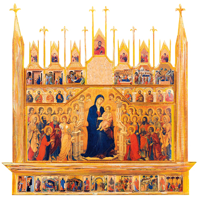 Duccio di Buoninsegna, la Maestà per antonomasia.