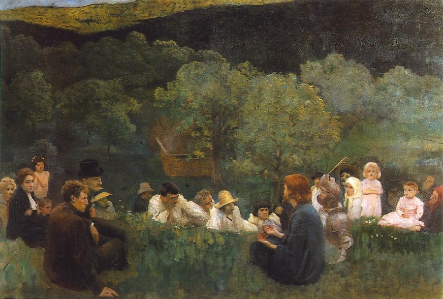 Ferenczy_Károly_-_Sermon_on_the_Mountain_1896