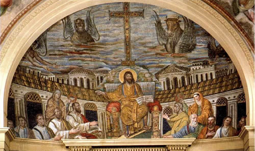 artesacra -  il Mosaico Absidale di S. Pudenziana