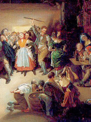 Snap-Apple_Night painted by the Irish painter Daniel Maclise, 1833, detail_PNG