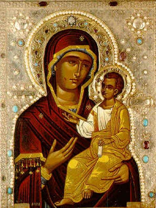 El icono ortodoxo ruso.