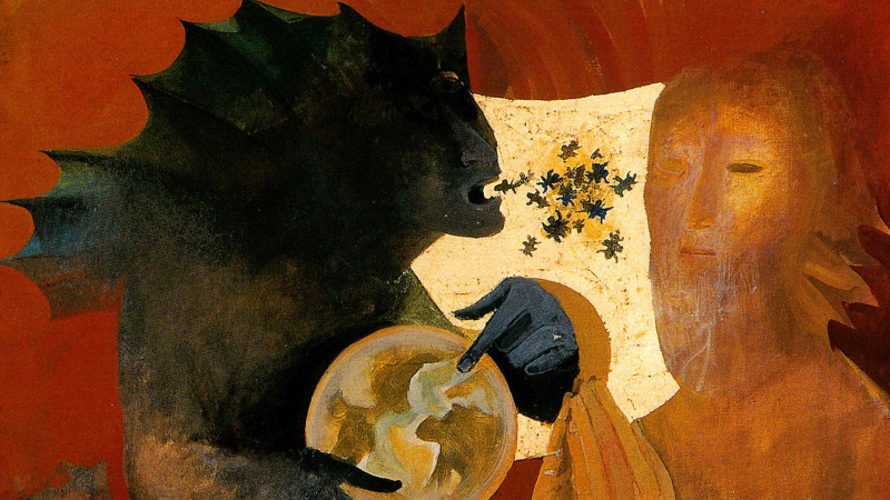 La troisième tentation, Arcabas (Eglise Saint-Hugues-de-Chartreus