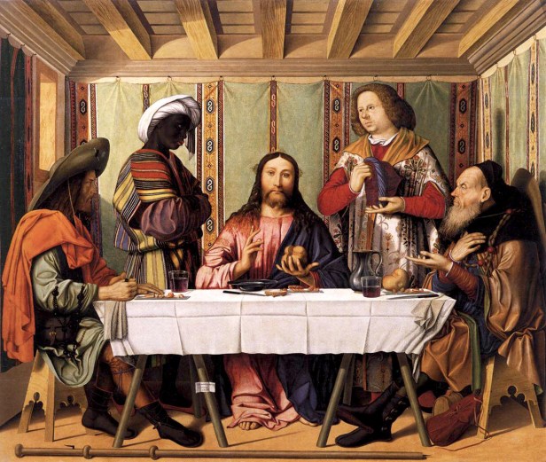 52.2 Marco Marziale, Cena in Emmaus, 1506, dipinto su tavola, 122 x 141 cm, Gallerie dell'Accademia, Venezia