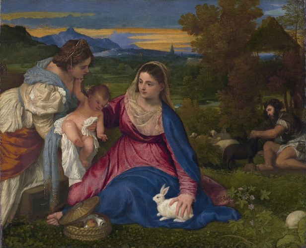 Madonna of the Rabbit*oil on canvas*71 x 87 cm *1525 - 1530