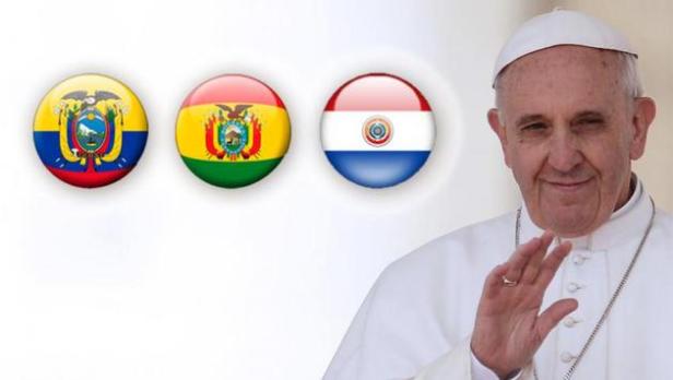 Il Papa in Ecuador, Bolivia e Paraguay.