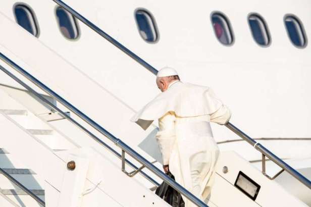 Papa Francesco in partenza per il suo viaggio internazionale in Mozambico, Madagascar e Maurizio, 4 settembre 2019