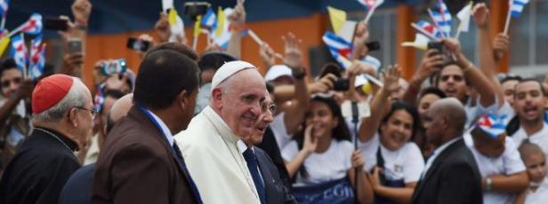 Papa Francesco è arrivato all'Avana