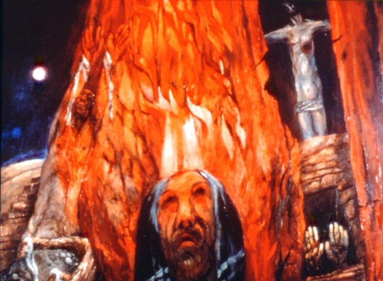 Sieger Köder Mosè e il roveto ardente.jpg