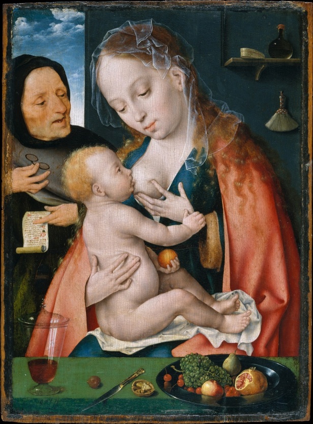 54.2 Joos van Cleve La Sacra Famiglia c. 1512-13 olio su legno, 42,5 x 31,8 cm The Friedsam Collection