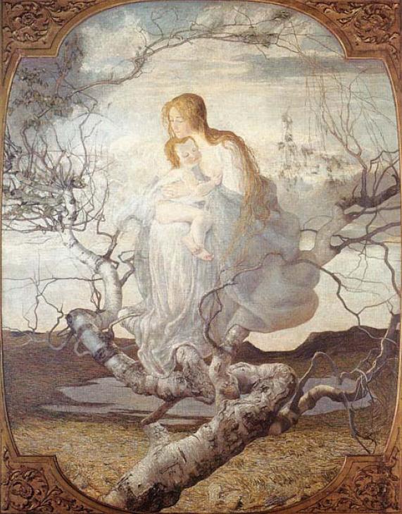 55 Giovanni Segantini L'angelo della vita