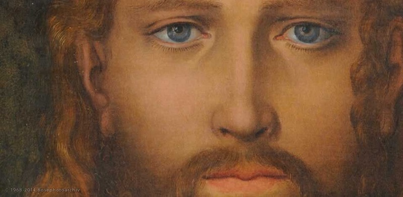 con lo sguardo fisso su Gesù