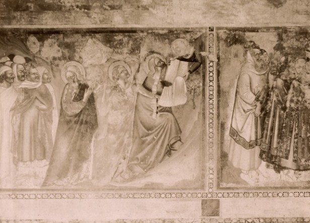 Bruni Andrea de' , Mosè riceve da Dio le tavole della legge