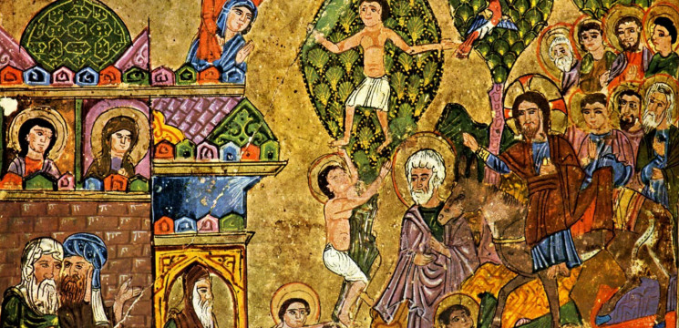 Entrée-du-Christ-à-Jérusalem-Lectionnaire-jacobite-syrien-Mossoul-Irak