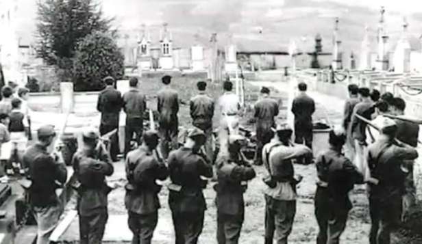 Un'esecuzione durante la guerra civile