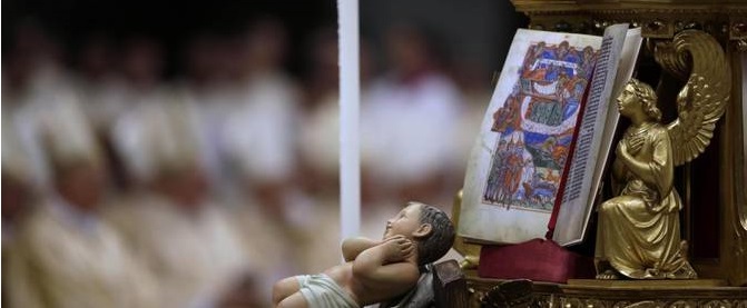 Vaticano, Papa Francesco celebra la sua prima messa di Natale in San Pietro