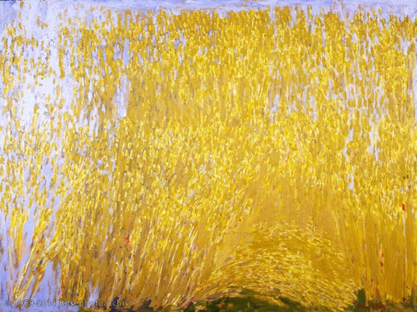 Piero Giunni, campo luce, olio su tela, 1989.