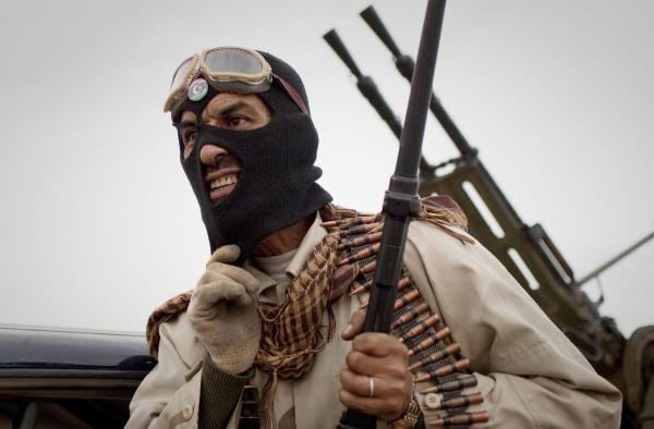A Libyan rebel 