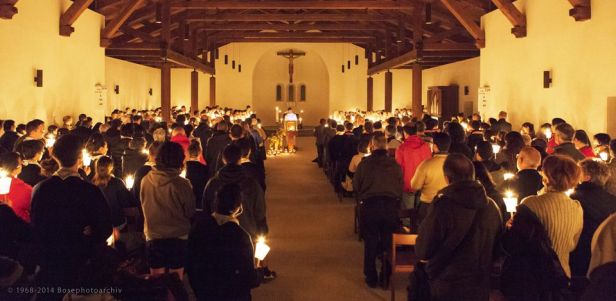 La veglia pasquale a Bose