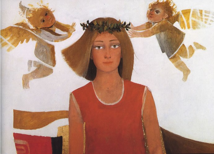 Arcabas - St Luc peignant la Vierge