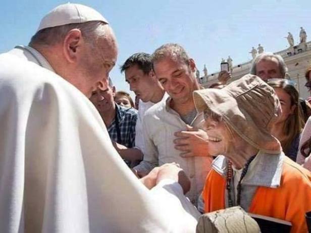 Emma, «abuela peregrina» a 91 anni col Papa