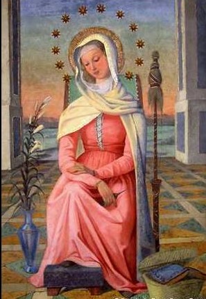 The original Mater Admirabilis at the Trinita in Rome