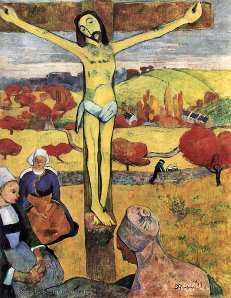 Paul Gauguin, Le Christ jaune, 1889, olio su tela, Albright-Knox Art Gallery, Buffalo