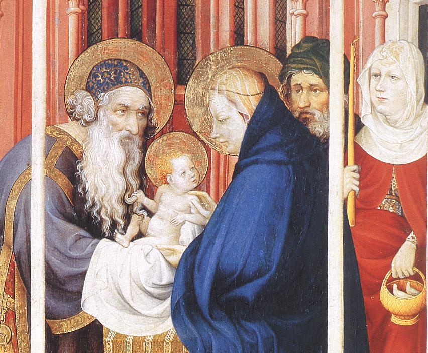 The Dijon Altarpiece [Detail 5] (1393-1399 - Melchior Broederlam)