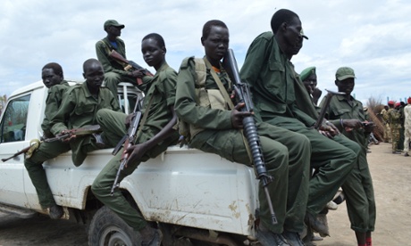 Ceasefire truce signed between Murle tribes and government forces, Gumuruk, Jonglei, South Sudan - 13 May 2014
