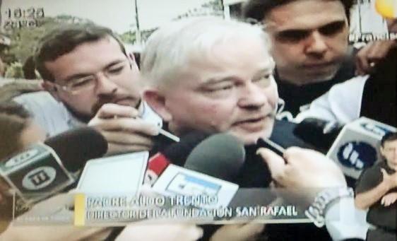 El padre Trento contó los detalles de la fugaz visita del Papa