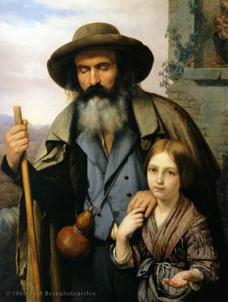 Francesco ferrari, Il mendicance cieco, 1842 circa,