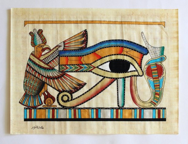 Egyptian eye of Horus - Egyptian painting